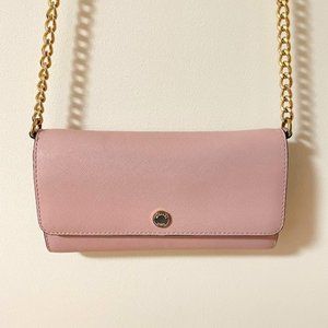 Michael Kors Handbag/Clutch with Shoulder Strap, Light Pink